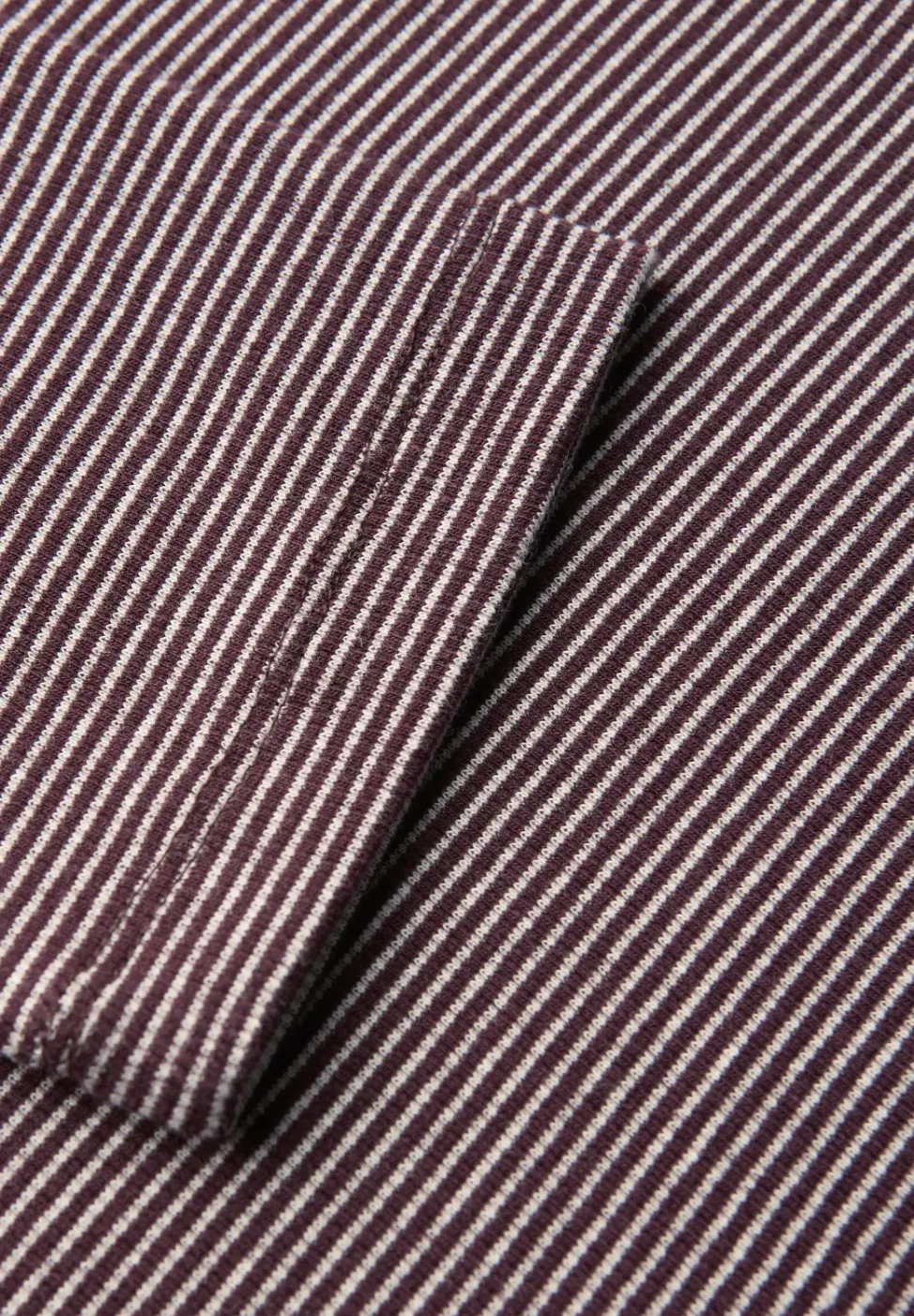 Shirt mit Rippstruktur