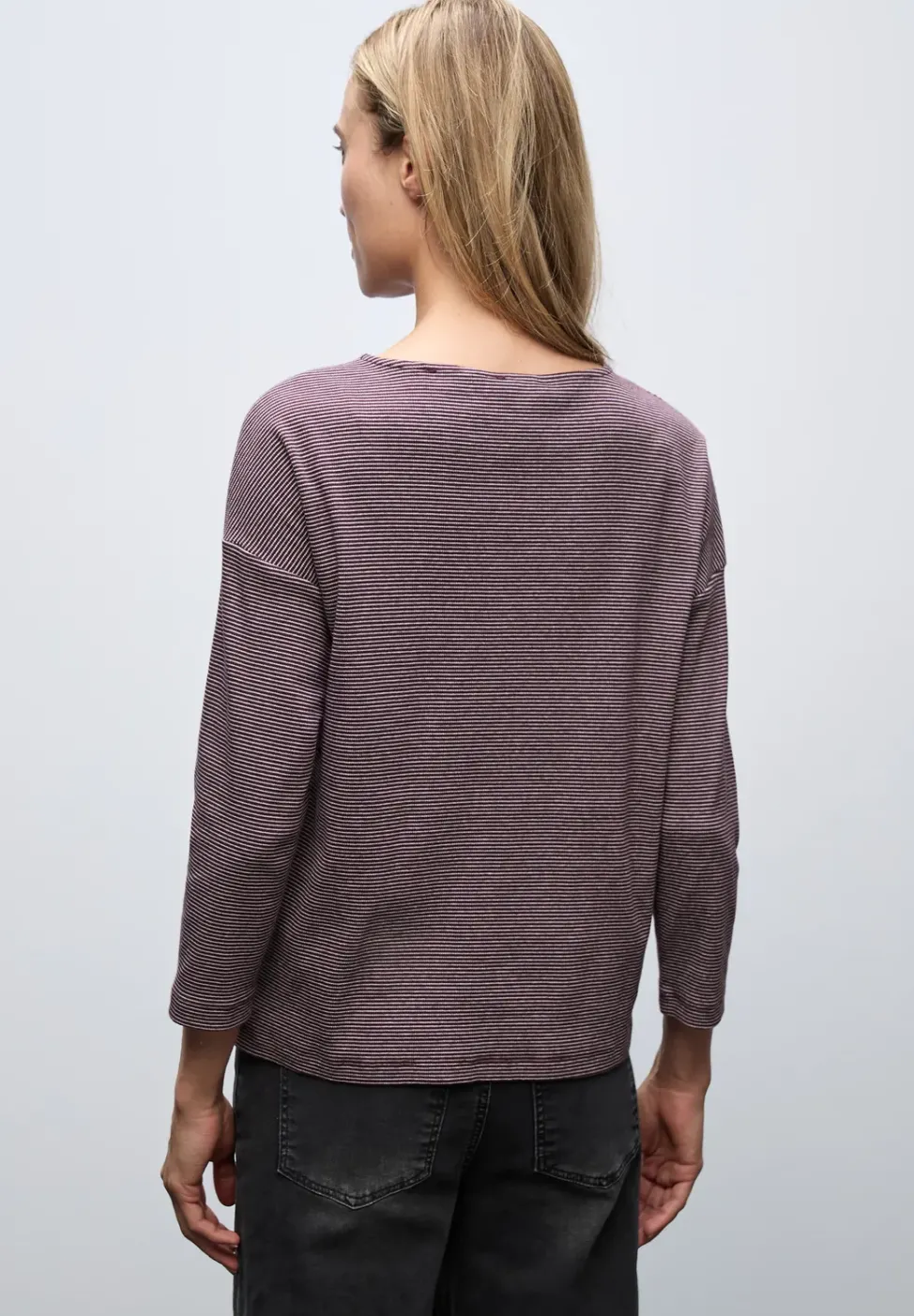 Shirt mit Rippstruktur