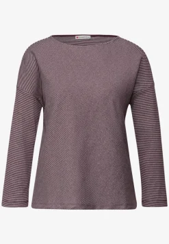 Shirt mit Rippstruktur