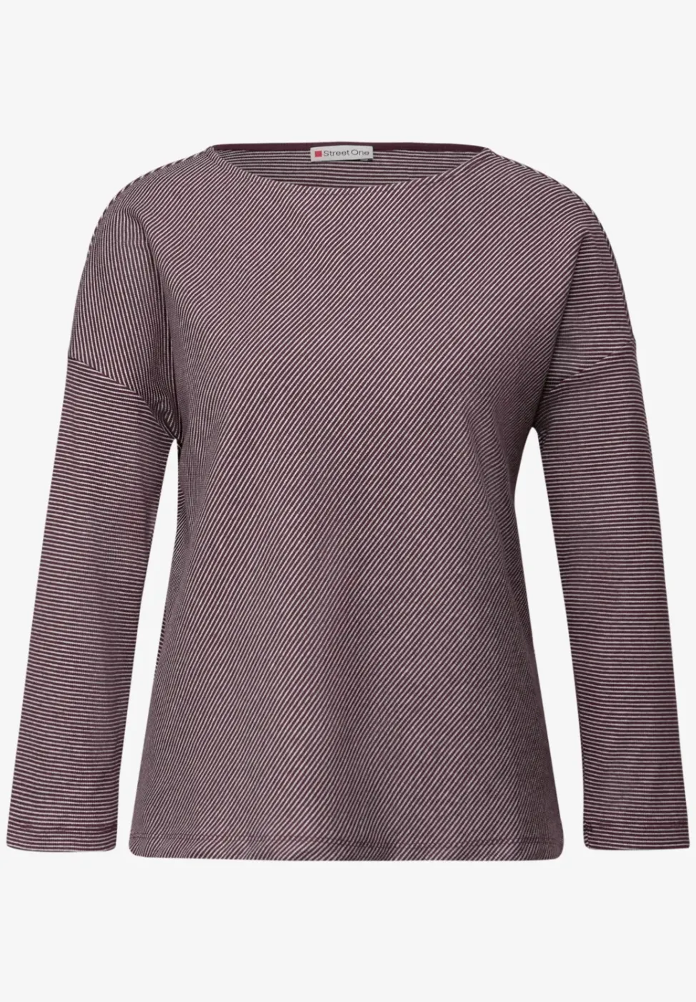 Shirt mit Rippstruktur