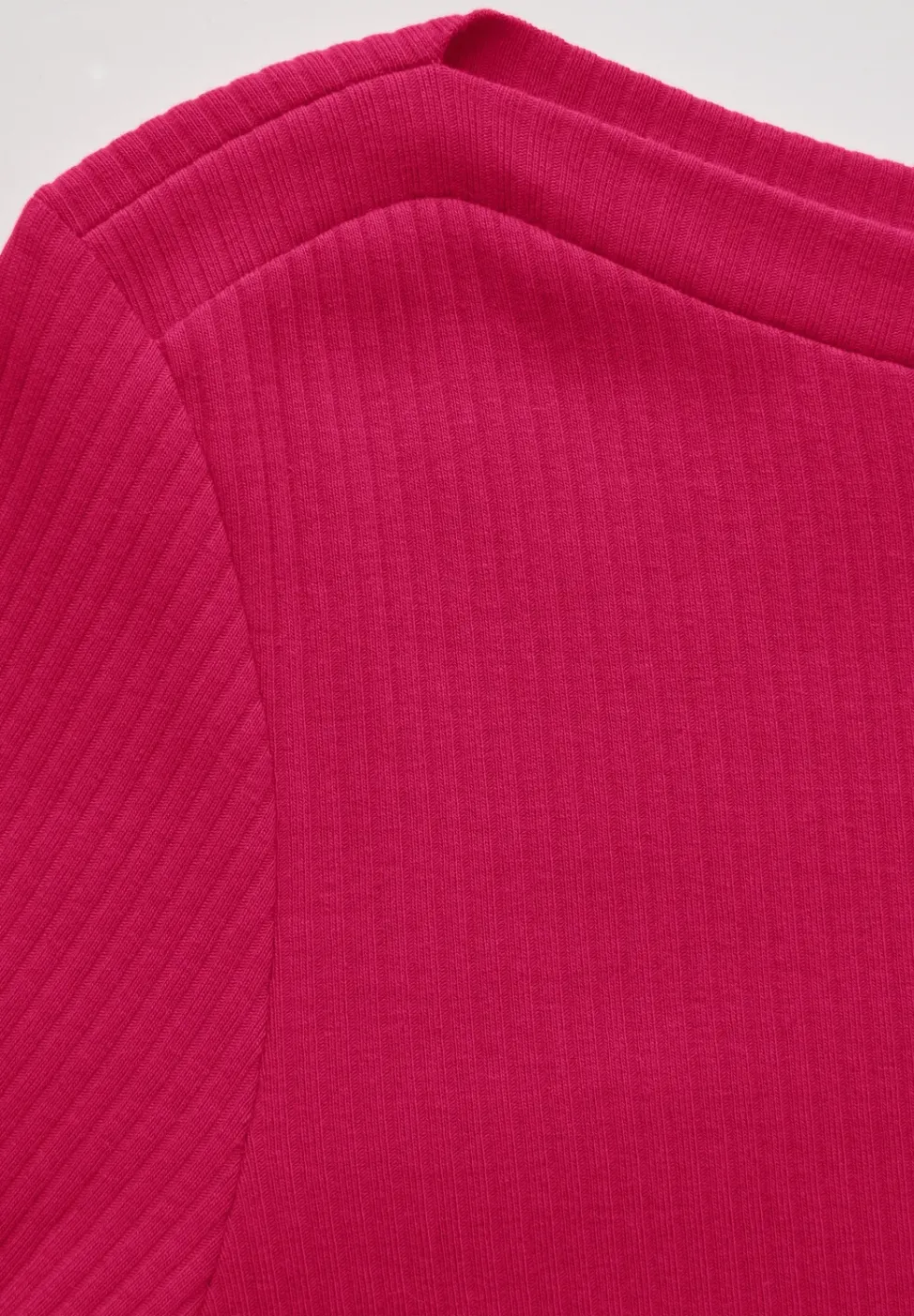 Shirt mit Rippstruktur