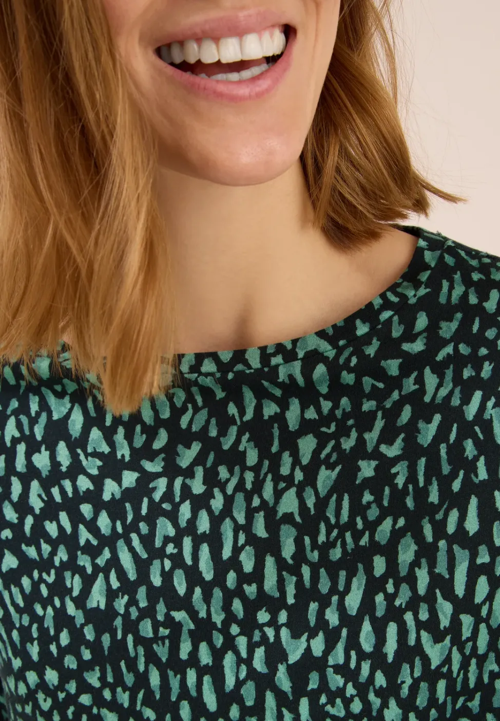 Shirt mit Rippstruktur