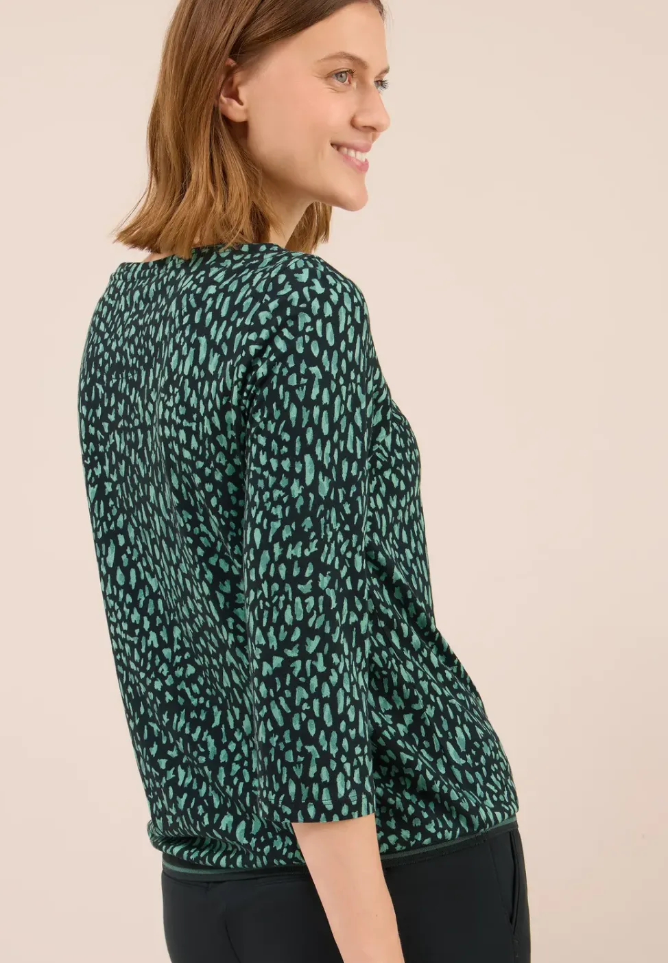 Shirt mit Rippstruktur