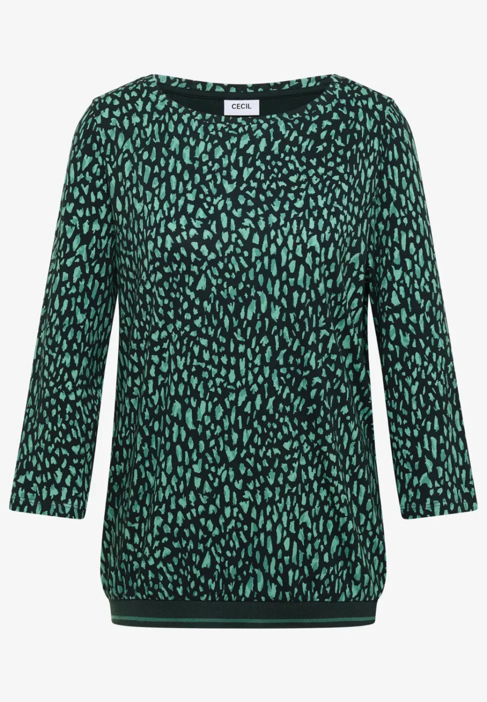 Shirt mit Rippstruktur