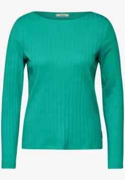 Shirt mit Rippstruktur