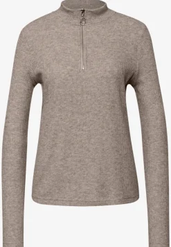 Shirt mit Rippstruktur