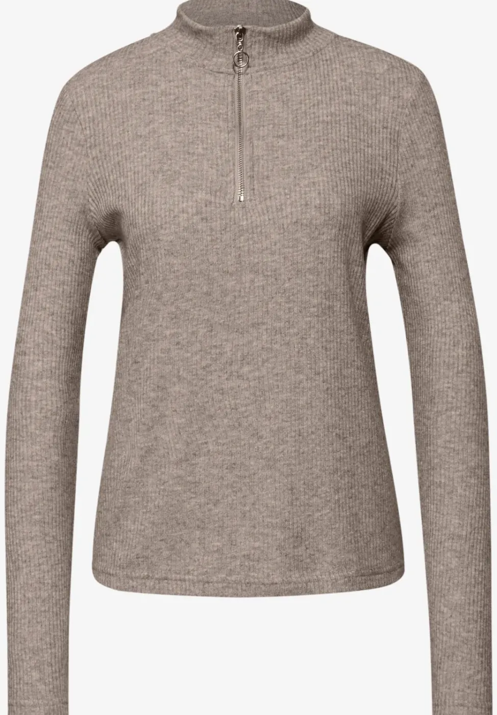 Shirt mit Rippstruktur
