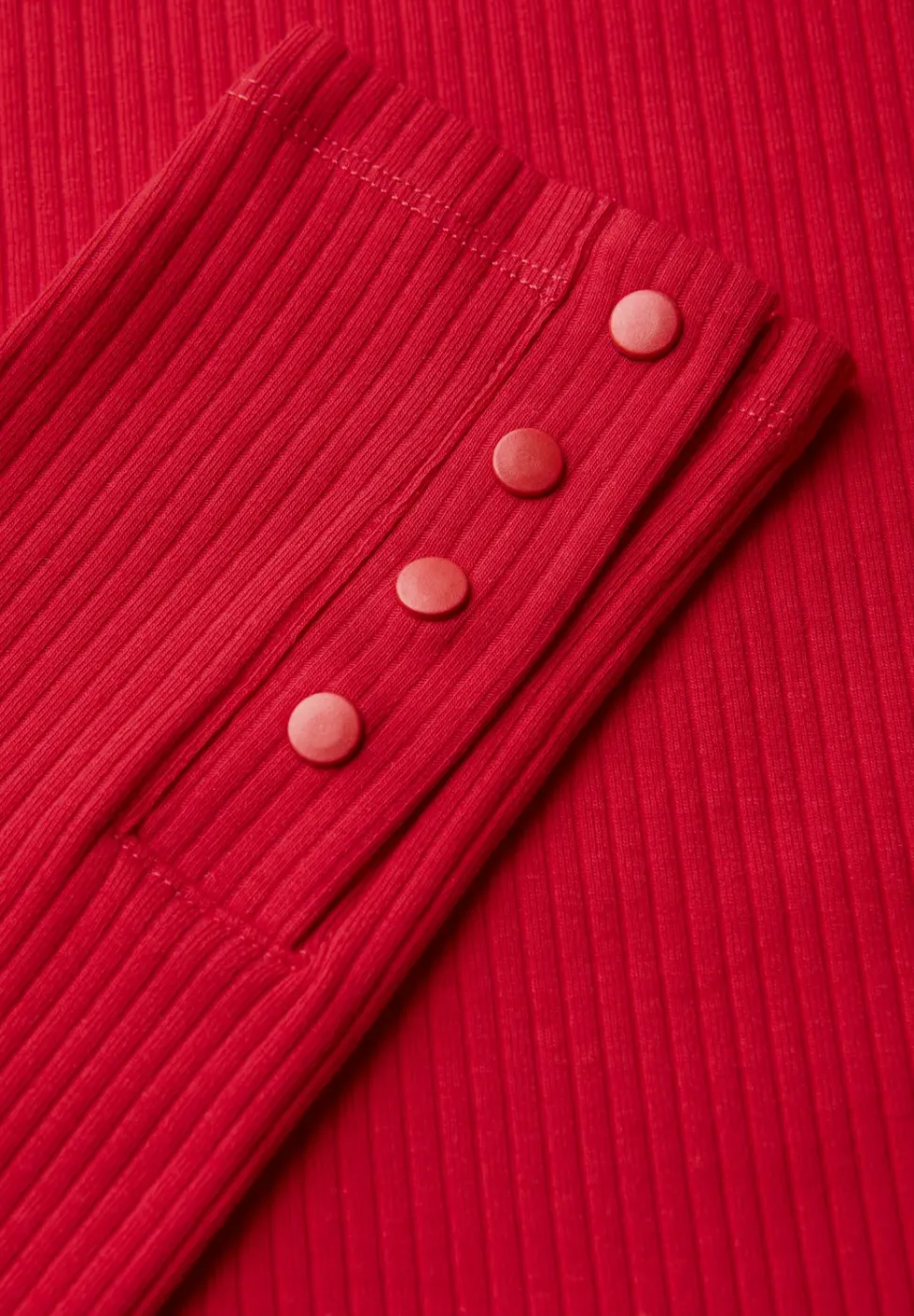 Shirt mit Rippstruktur