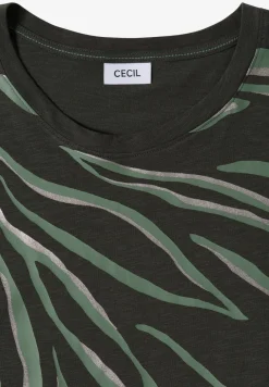 Shirt mit Rundhals und Frontprint
