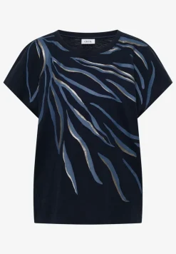 Shirt mit Rundhals und Frontprint