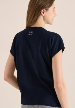 Shirt mit Rundhals und Frontprint