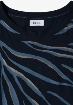 Shirt mit Rundhals und Frontprint