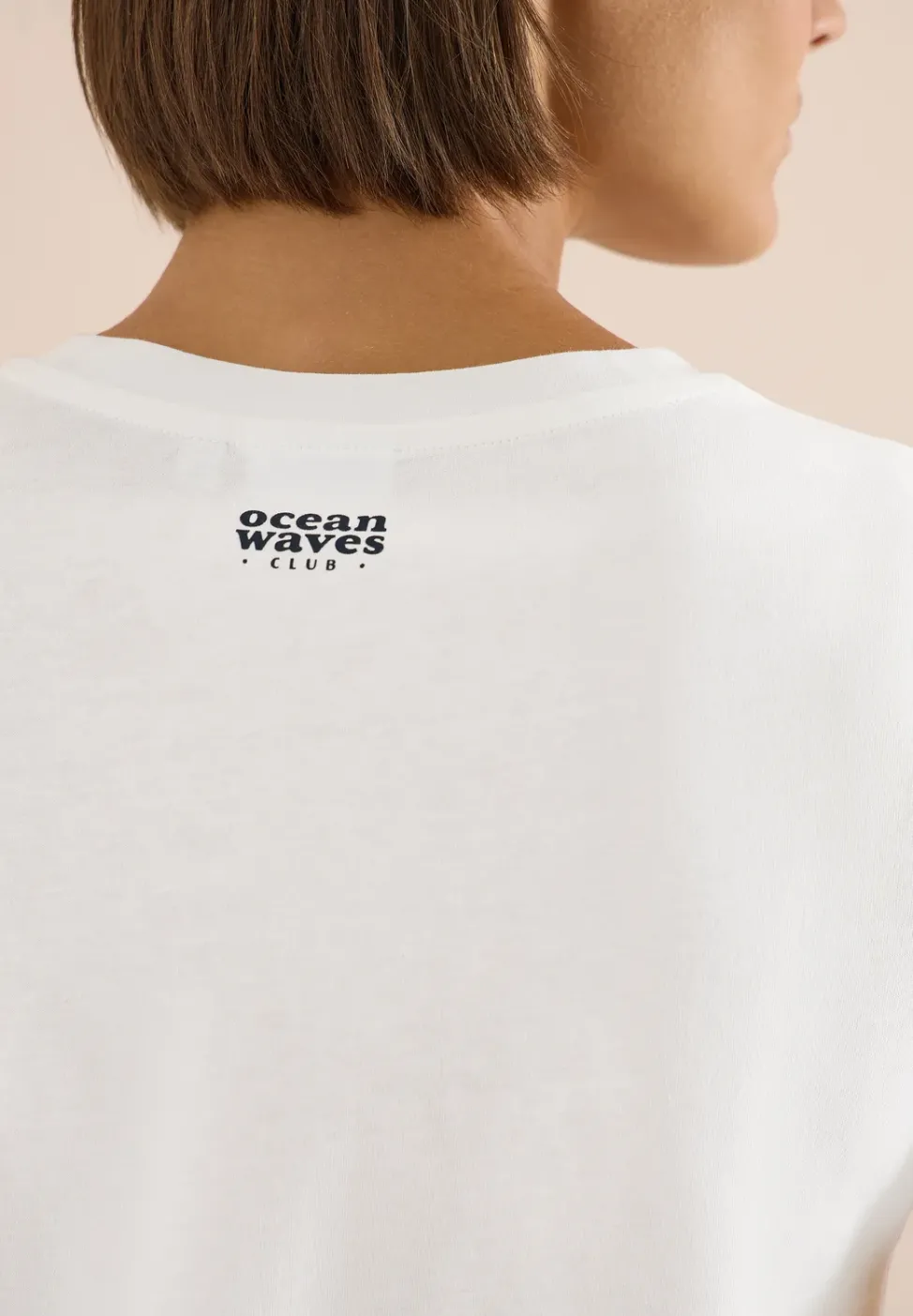 Shirt mit Rundhals und maritimem Print