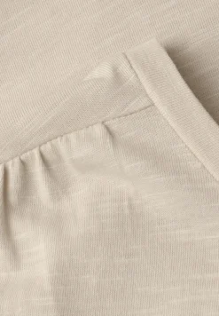 Shirt mit Rundhals und Raffung