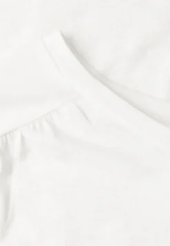 Shirt mit Rundhals und Raffung