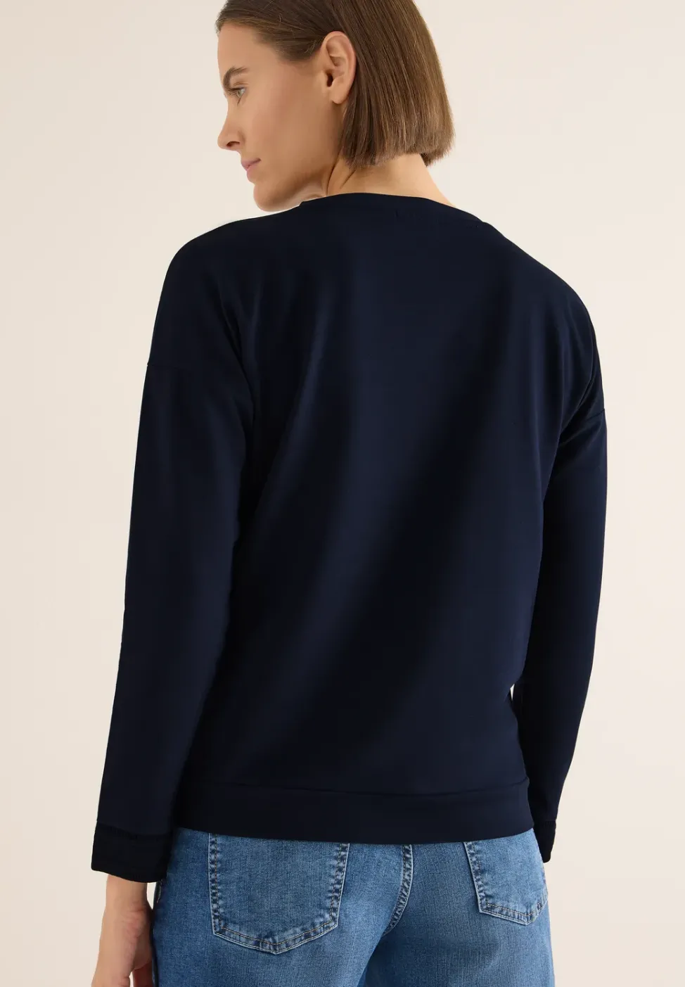 Shirt mit Satin Print