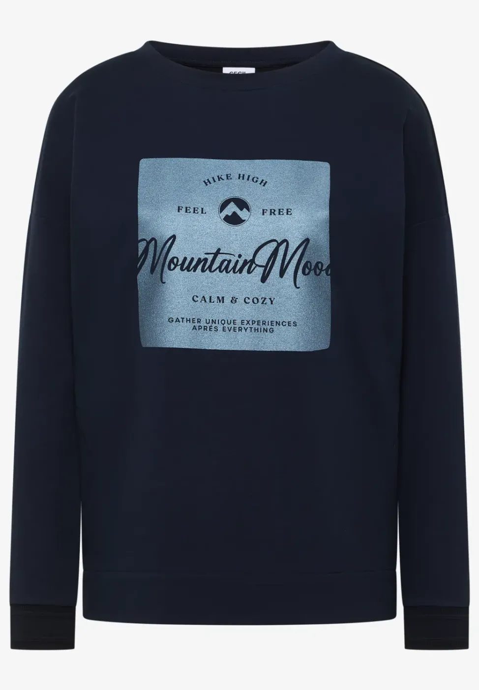 Shirt mit Satin Print
