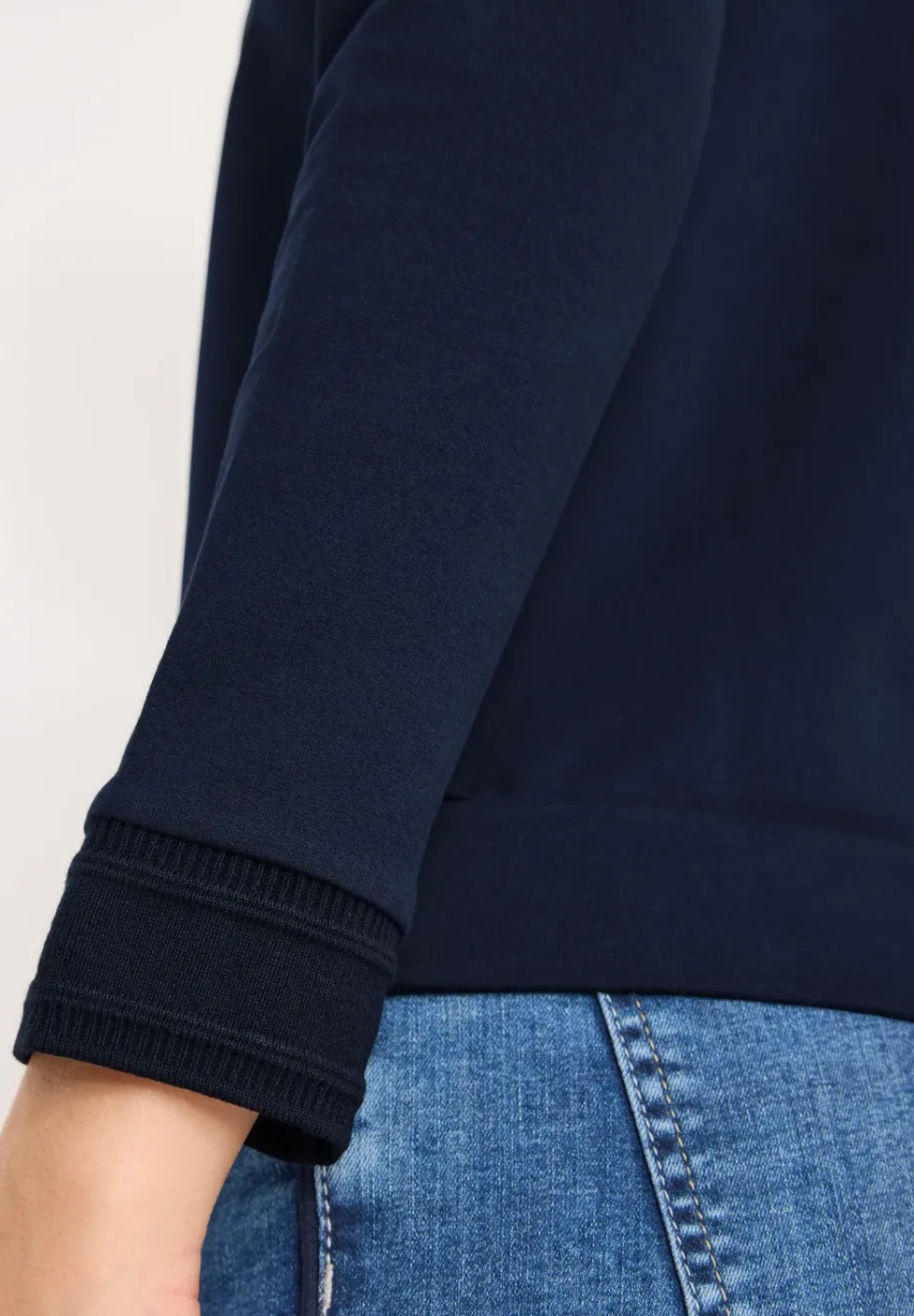 Shirt mit Satin Print