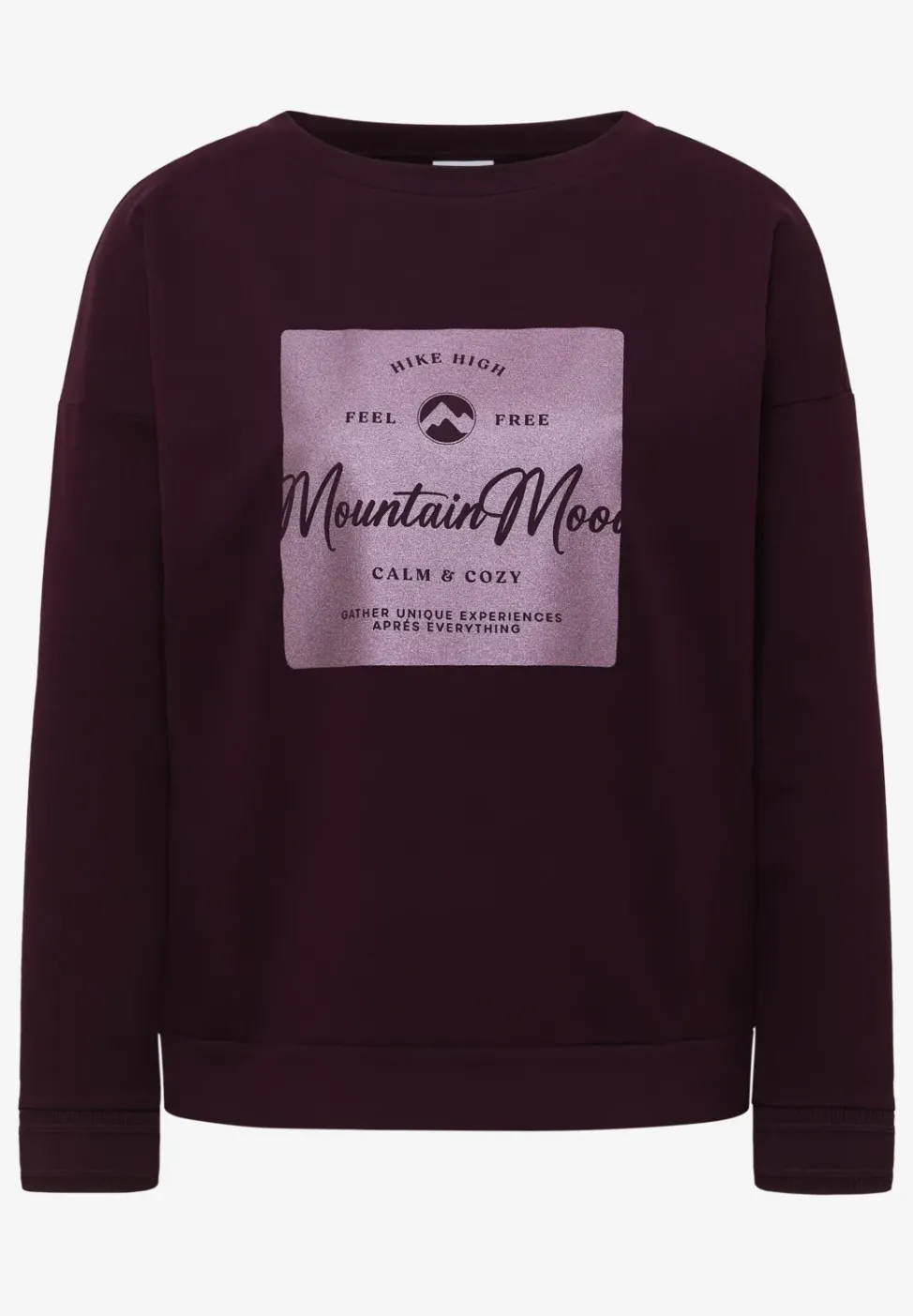 Shirt mit Satin Print
