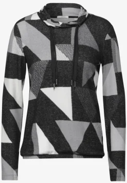 Shirt mit Schalkragen