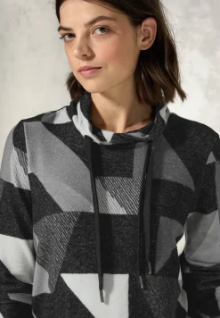 Shirt mit Schalkragen