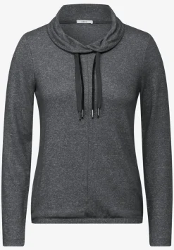 Shirt mit Schalkragen