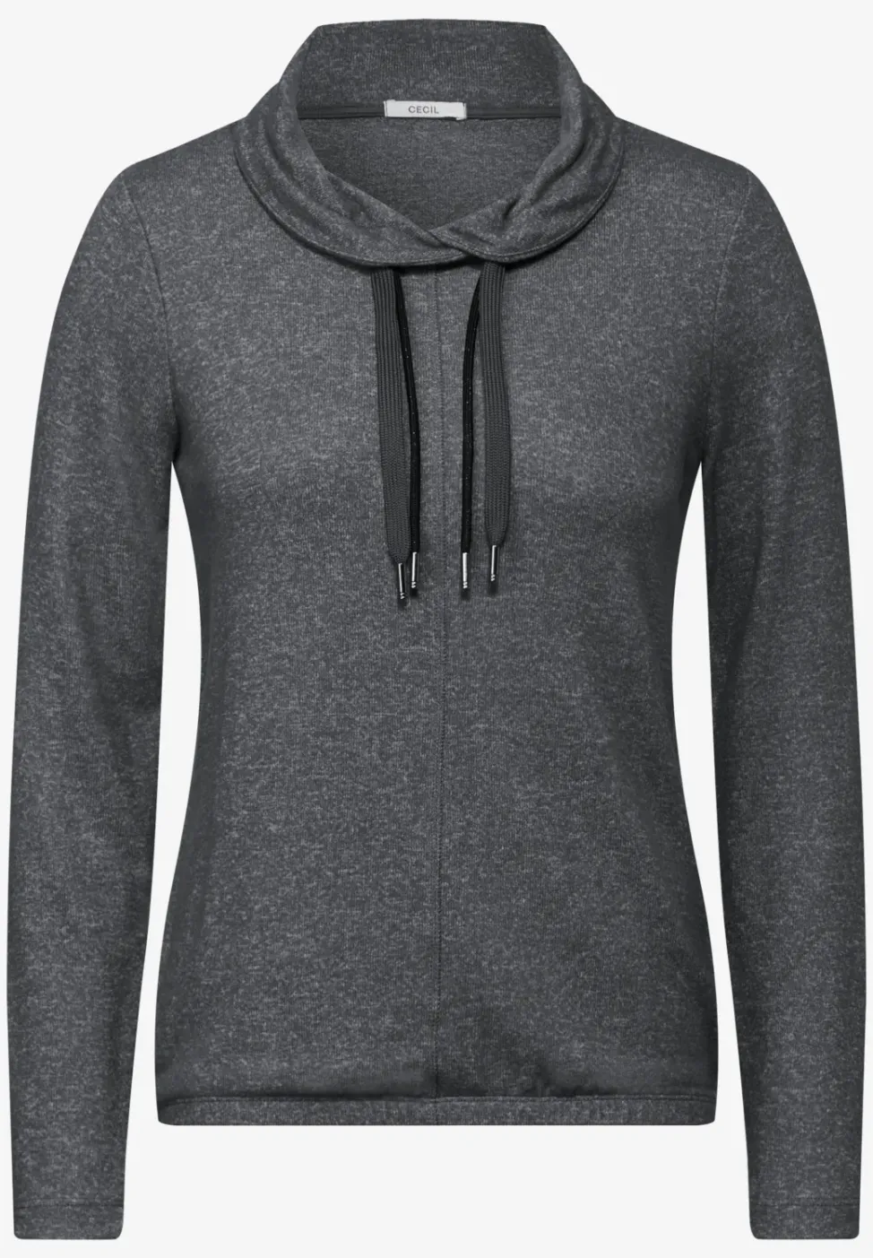 Shirt mit Schalkragen