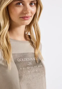 Shirt mit Schimmer-Print