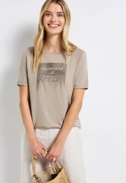 Shirt mit Schimmer-Print