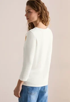 Shirt mit Schimmer-Print