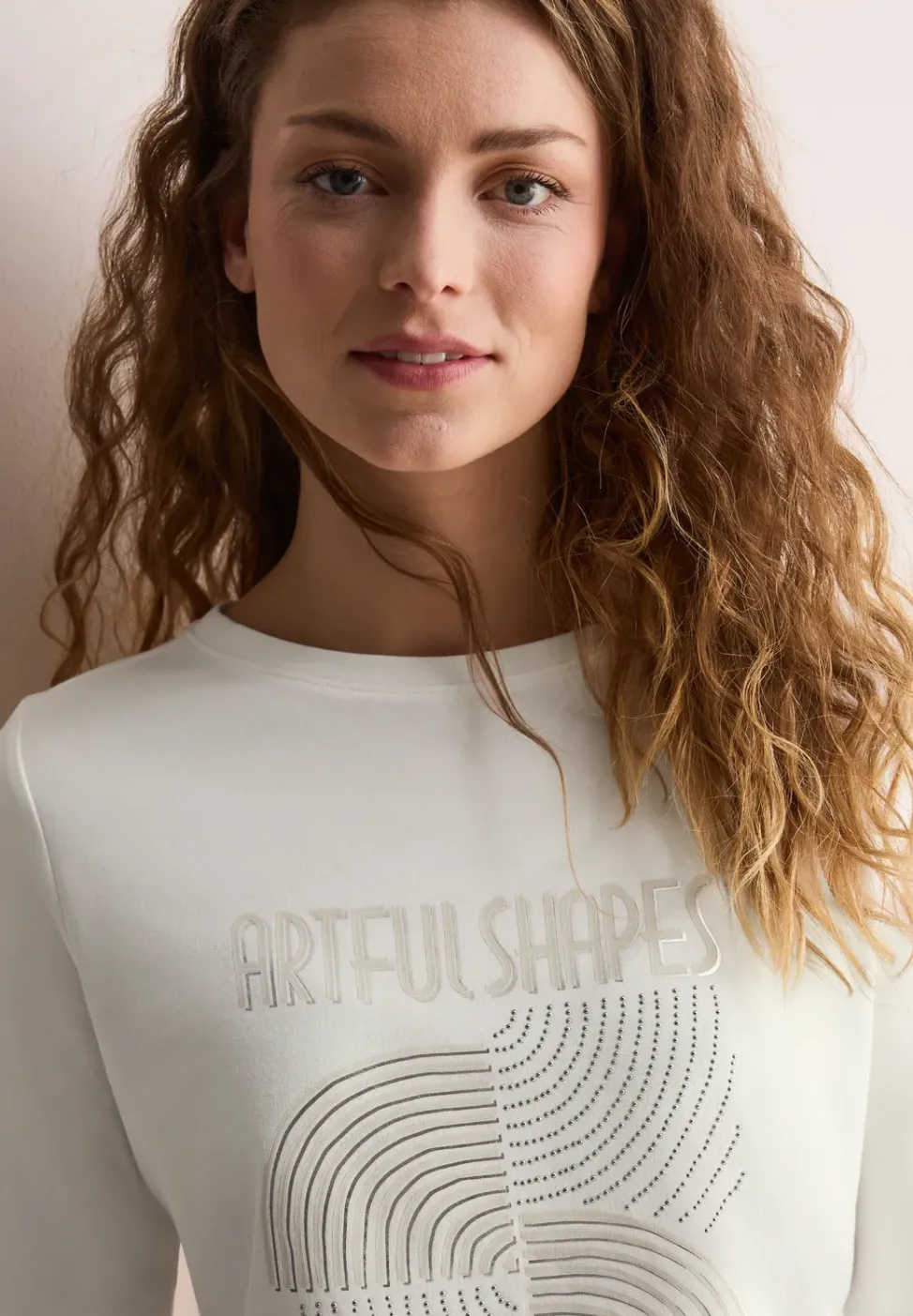 Shirt mit Schimmer-Print
