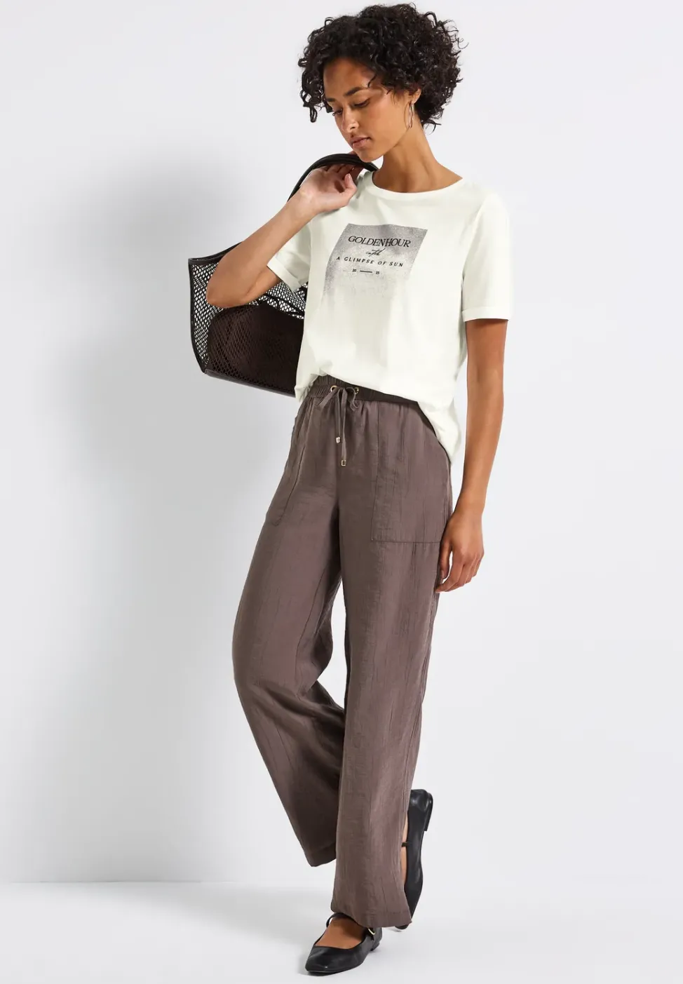 Shirt mit Schimmer-Print