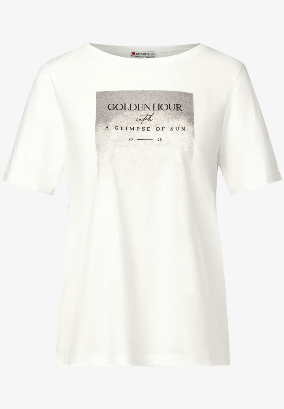 Shirt mit Schimmer-Print