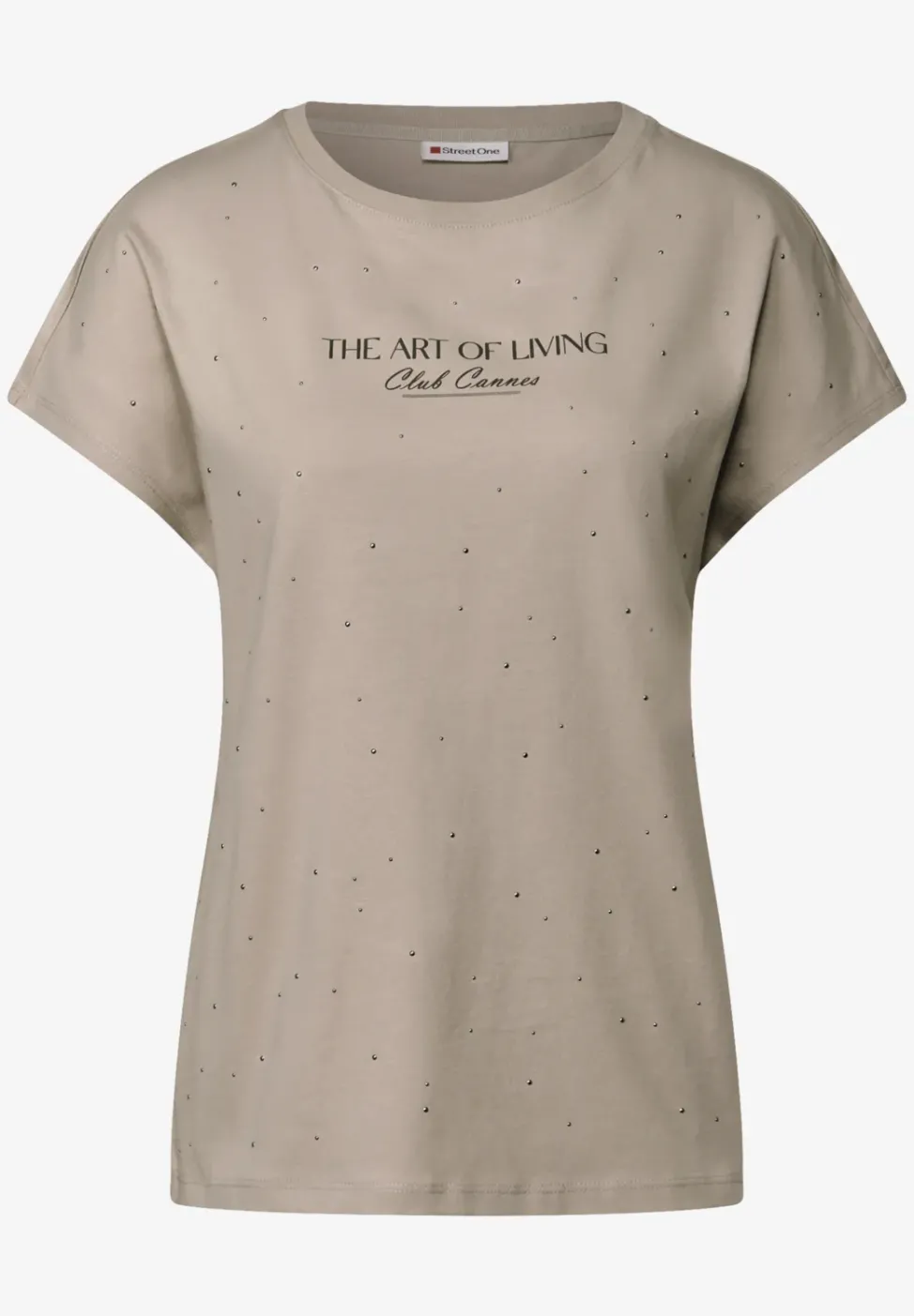 Shirt mit Schmucksteinen