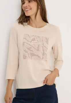 Shirt mit Schmucksteinen