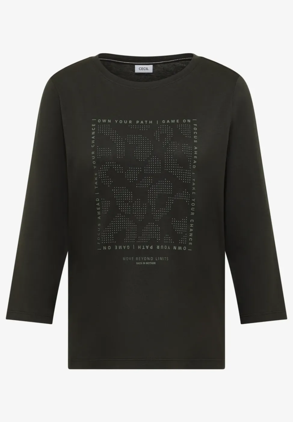 Shirt mit Schmucksteinen