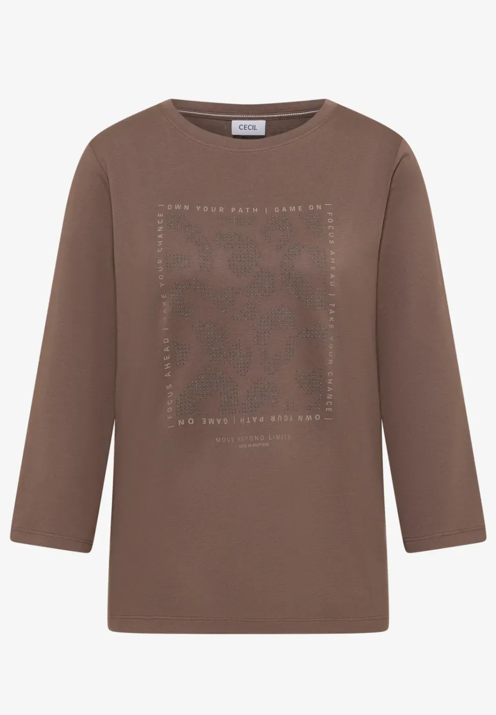 Shirt mit Schmucksteinen