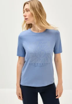 Shirt mit Schmucksteinen
