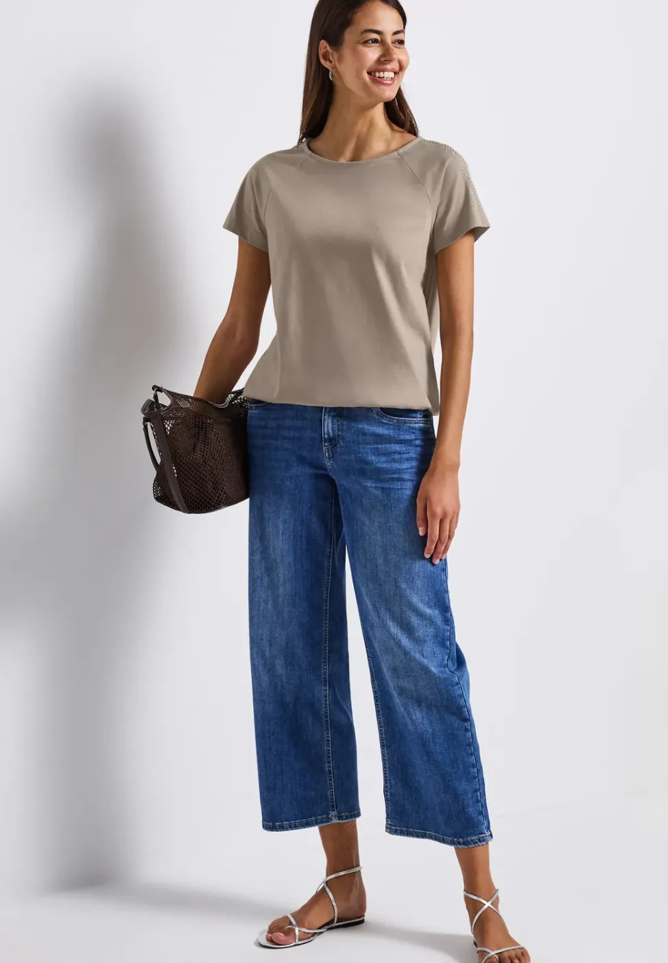 Shirt mit Schulterdetail