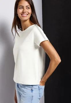 Shirt mit Schulterdetail