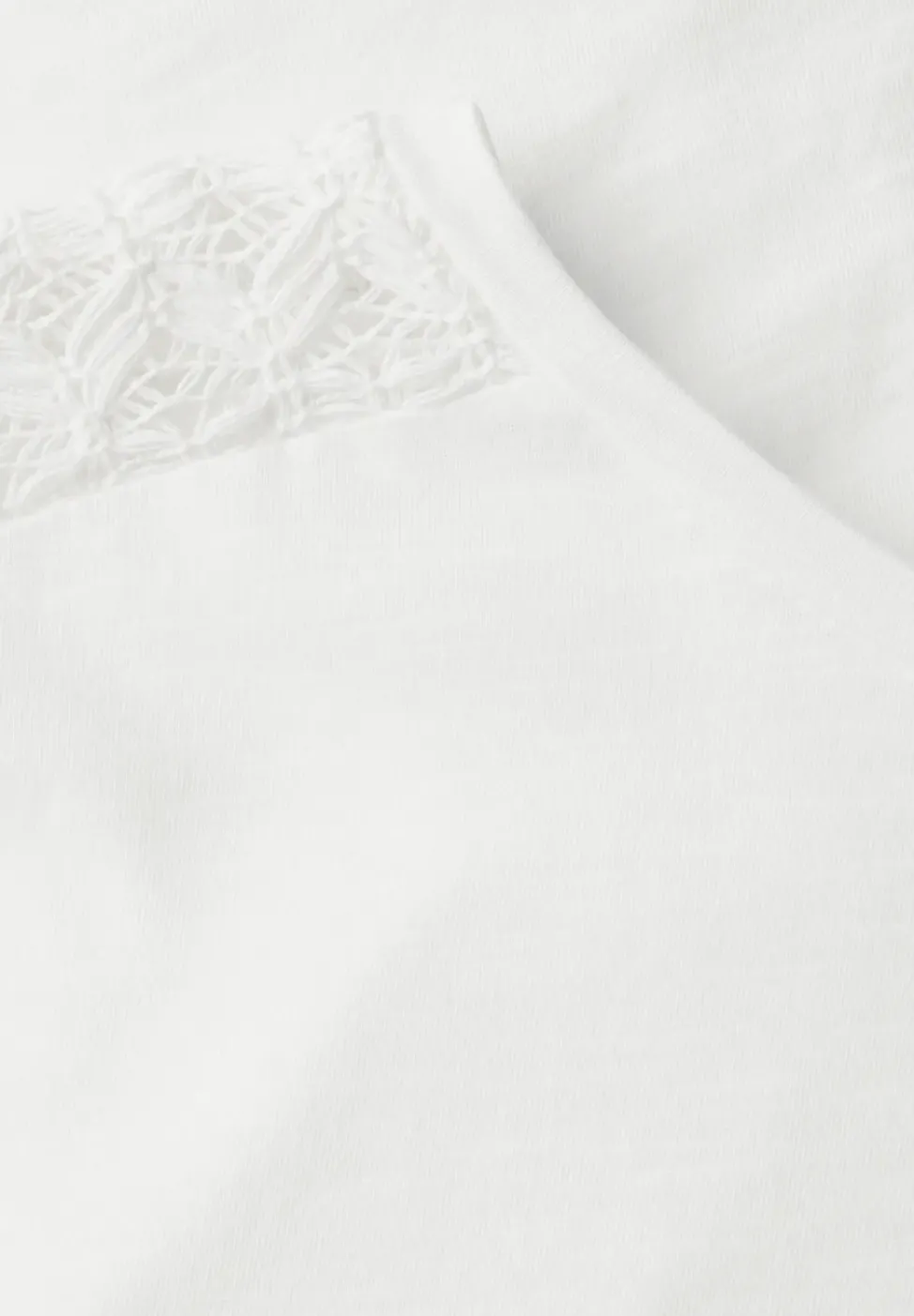 Shirt mit Spitzendetail