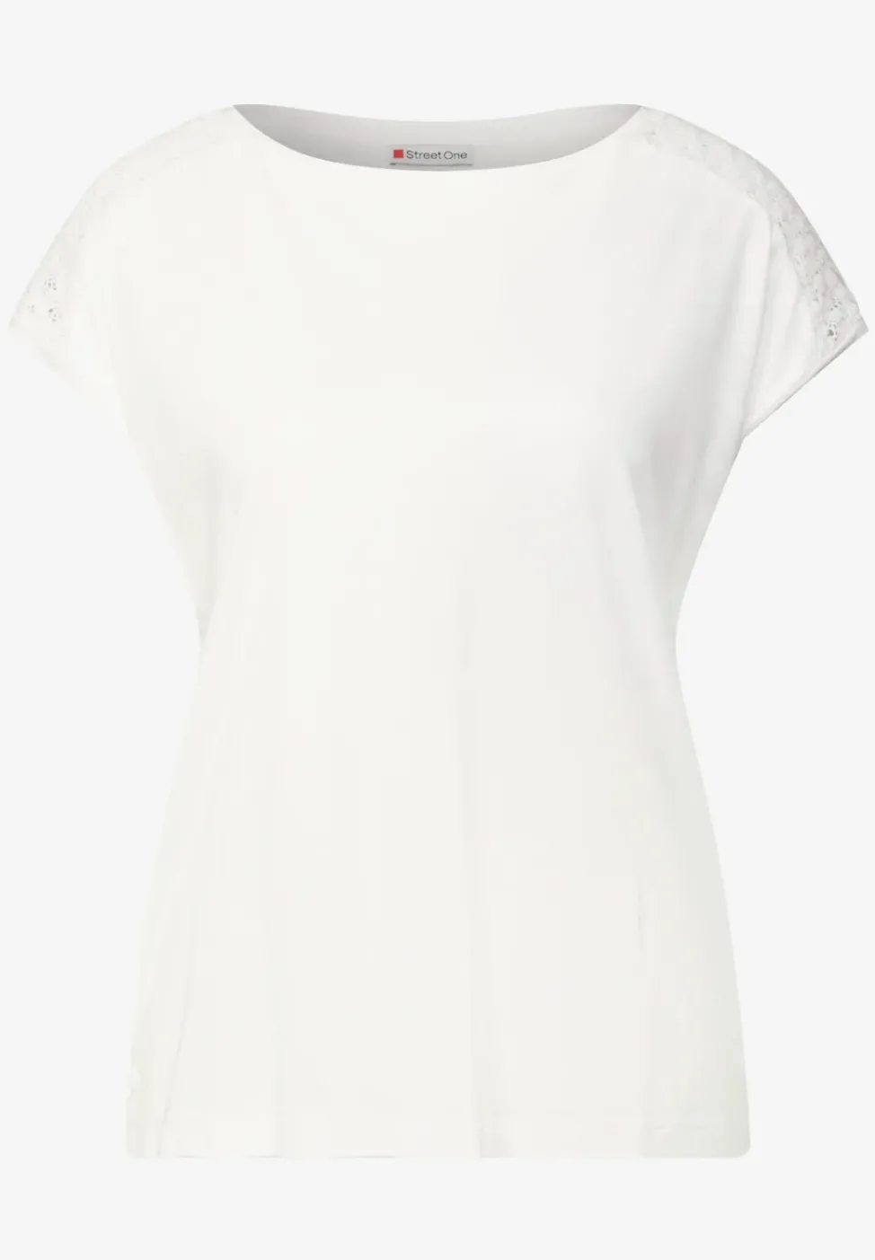 Shirt mit Spitzendetail