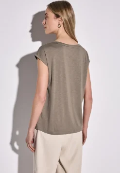 Shirt mit Spitzendetail