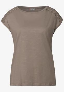 Shirt mit Spitzendetail