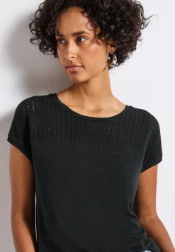 Shirt mit Spitzendetails