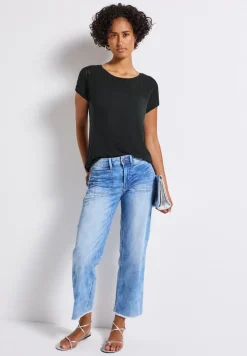 Shirt mit Spitzendetails