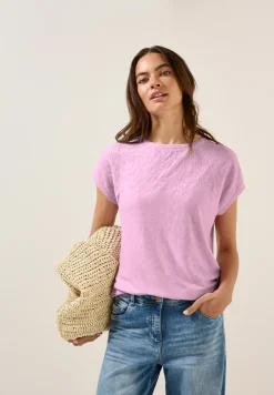 Shirt mit Stick-Muster