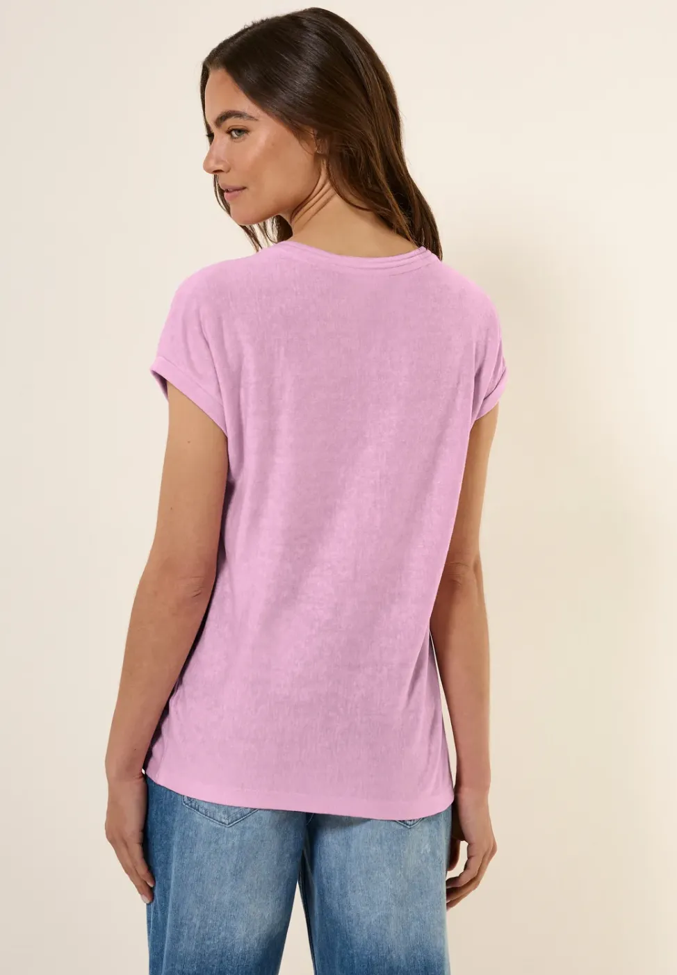 Shirt mit Stick-Muster