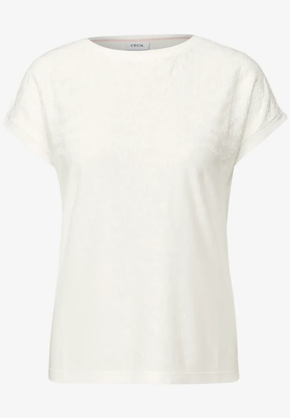 Shirt mit Stick-Muster