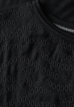 Shirt mit Stick-Muster